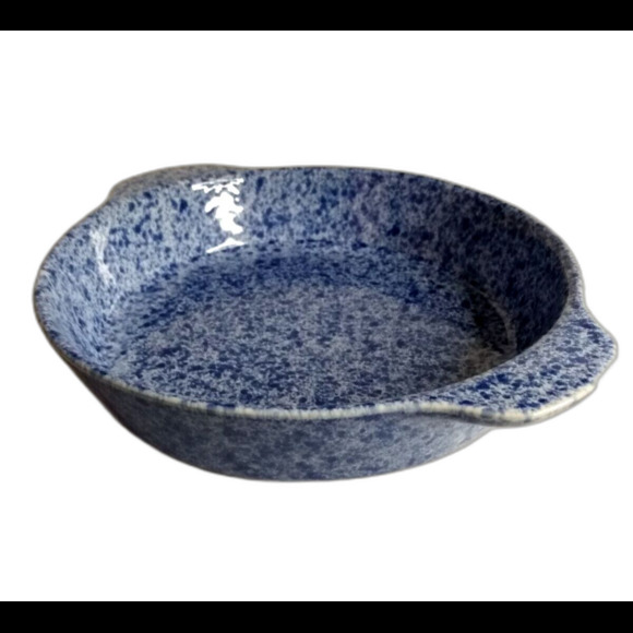 Coche Stoneware by Eurogres Portugal Blue Speckled Serving or Baking Dish - Picture 1 of 4